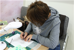 Kat’ı Geleneksel Sanatlar’da sabırla işleniyor