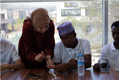 Dünyanın dört bir yanından gençler Büyükşehirle Türk kültürünü tanıdı