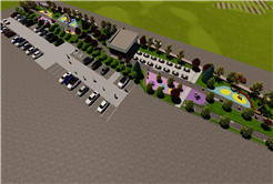 Söğütlü’nün yeni sosyal alanı Ritim Park’ta çalışmalar devam ediyor