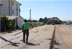 Hanlı-OSB arası duble yolda çalışmalar hızlandı