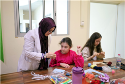 Ara tatilin en renkli programı: Anne ve çocuklar SAMEK’te birlikte üretti