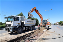 Büyükşehir, Eski Kipa Kavşağı’nı yeni duble yol bağlantısına hazırlıyor