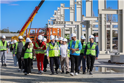 Bilim Merkezi’nde ilk görüntü ortaya çıktı: Yusuf Alemdar geleceğin inşaat mühendisleriyle şantiyede son durumu açıkladı