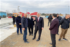 Şehrin yeni lunaparkı Sakarya Park’ta hızla yükseliyor