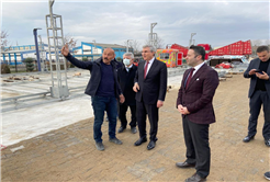 Şehrin yeni lunaparkı Sakarya Park’ta hızla yükseliyor