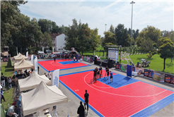 Aziz Duran Parkı’nda 3x3 sokak basketbolu şöleni: 250’den fazla sporcu parkede ter döktü