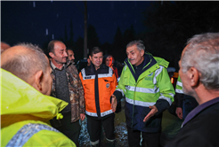 “İlk andan itibaren sahadayız, vatandaşlarımızın yanındayız”