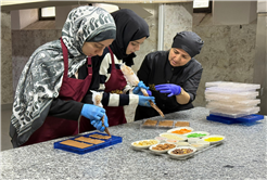 Büyükşehir’in kadınlara yönelik çikolata ve kahve atölyesi tamamlandı