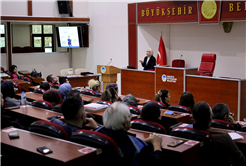 Büyükşehir çalışanlarına iş sağlığı ve güvenliği eğitimi