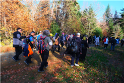 Sonbaharın büyüleyici renkleri arasında 14 kilometrelik unutulmaz rota