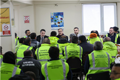 “Özverili çalışmalarınızla şehrin her noktasına ulaşıyoruz”