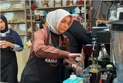 Büyükşehir’in kadınlara yönelik çikolata ve kahve atölyesi tamamlandı