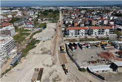 Hanlı-OSB arası duble yolda çalışmalar hızlandı
