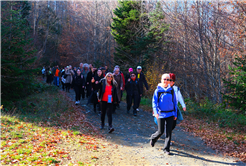 Sonbaharın büyüleyici renkleri arasında 14 kilometrelik unutulmaz rota