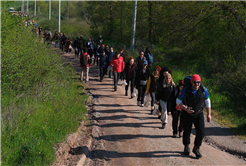 10 kilometre boyunca gördükleri her bir ayrıntıya hayran kaldılar