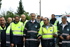 “Vatandaşlarımız müsterih olsun, tüm imkanlarımızla sahadayız”