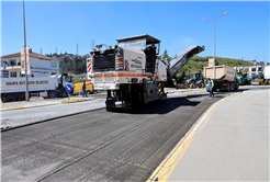 Büyükşehir’den asfalt sezonu öncesi önemli güzergahlarda iyileştirme çalışması