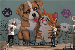 Doğal Yaşam Kampüsü’ne anlam katan grafiti sanatı