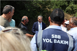 “30 iş makinası 35 kişilik ekiple ilçe ulaşımına güç katıyoruz”