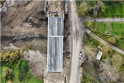 Karapürçek ulaşımına güç katacak Mesudiye Köprüsü’ne adım adım