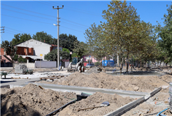 Söğütlü’nün yeni sosyal alanı Ritim Park’ta çalışmalar devam ediyor