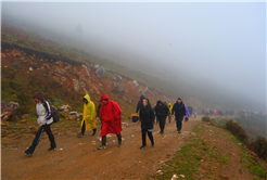 Doğaseveri büyüleyen rota: 16 kilometre boyunca hiç durmadılar… 