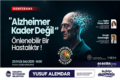 Alzheimer hastalığının önlenmesinde beslenme ve sağlıklı yaşamın önemi konuşulacak