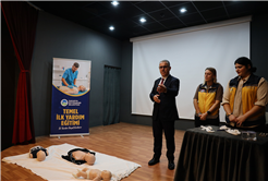 Büyükşehir temel ilk yardım eğitimleriyle vatandaşları bilinçlendiriyor