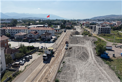 Hanlı-OSB arası duble yolda çalışmalar hızlandı