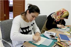 Kat’ı Geleneksel Sanatlar’da sabırla işleniyor