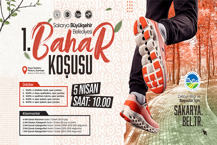 Şehirde bir ilk: Sakaryalılar baharı ‘Huzur Koridoru’nda koşarak karşılayacak