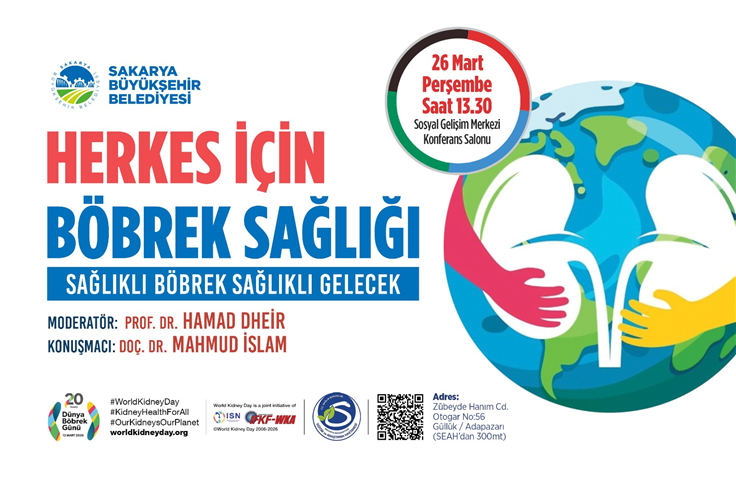 Böbrek sağlığına dair her şey bu programda konuşulacak